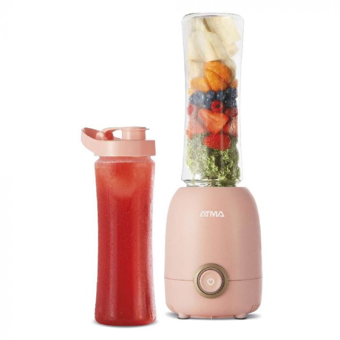 Licuadora Personal con Vaso Transportable Adicional ATMA LP8445PAP