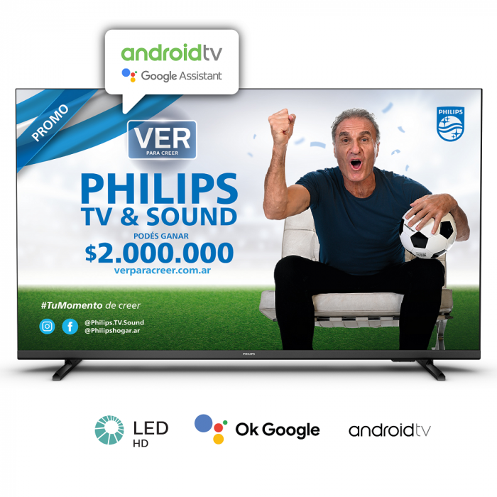 Smart TV 32 PHILIPS P32PHD6917/77 HD Con Android