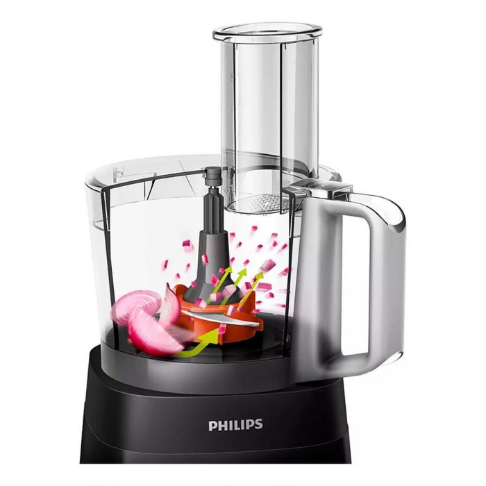 Procesadora y Licuadora PHILIPS HR7302 90 750W 6 Accesorios