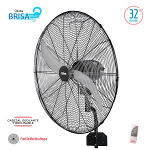 Ventilador Industrial De Pared LILIANA VWIT32 32" 280W Control Remoto 