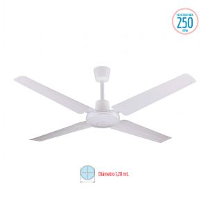 Ventilador de Techo LILIANA VTHB104 Blanco 65w