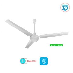 Ventilador De Techo LILIANA VTHI513 1.40 90w Blanco Con Luz