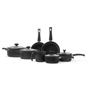 Batería de Cocina BRINOX MASALA 7120/101 7 Piezas Negro