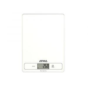 Balanza Digital de Cocina ATMA BCAT21VWP Vidrio Blanco