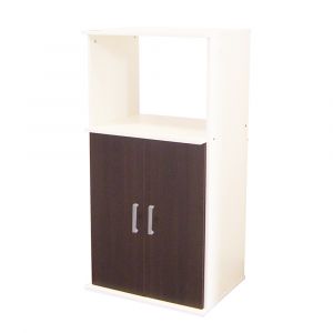 Mueble para microondas PLATINUM 3046 blanco/tabaco