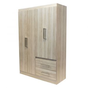 Placard 4 Puertas 2 Cajones MAXIMO FORTALEZA Marfil