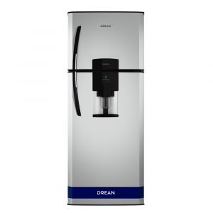 Heladera con Freezer DREAN HDR370F61S Cíclica 362Lt Silver Dispenser