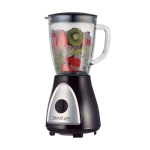 Licuadora SMARTLIFE SL-BL 1008BP jarra vidrio 1.5 litros negra