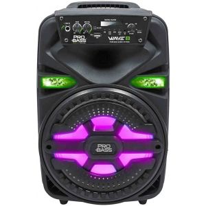 Parlante Portátil PRO BASS WAVE 8 Bluetooth Micrófono