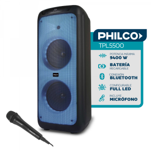 Parlante Portátil PHILCO TPL5500 Bluetooth 9400W