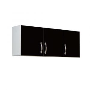 Alacena 3 Puertas 120cm RICCHEZZE ARCO Color Negro