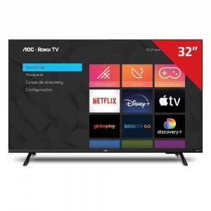 Smart Tv 32" Roku Tv AOC 32S5135/77G HD