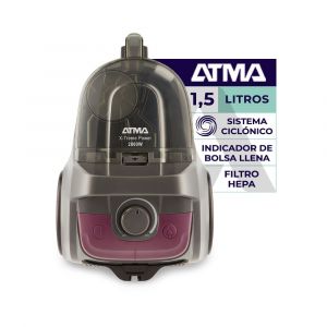 Aspiradora con Bolsa ATMA AS9021PI 2000W