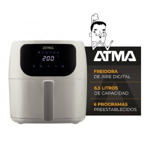 Freidora de Aire ATMA Airfryer FR60ARWP Blanca 6.5Lt 1300W