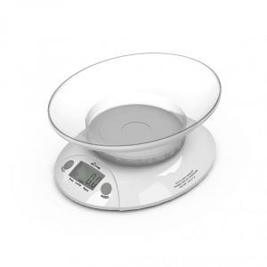 Balanza digital de cocina SILFAB BC301  3KG C/RECIP.