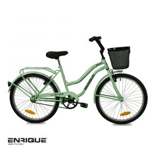 Bicicleta Rodado 24 ENRIQUE MELODY 702 Con Canasto y Porta Paquete