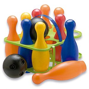 Juguete Bowling 10 Pinos + 2 Pelotas DURAVIT 404