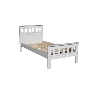 Cama 1 Plaza CRAVERO Quality Color Blanco 20220