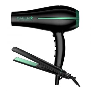 Combo GAMA Planchita ELEGANCE + Secador de Pelo BORA MATCHA