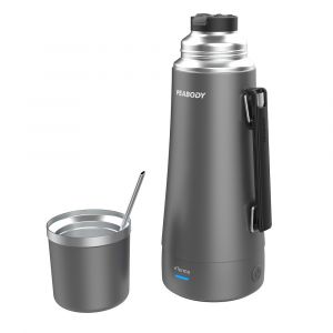 Termo Eléctrico PEABODY PE-ET1001D E-Termo 1 Litro Acero Inoxidable Gris Oscuro