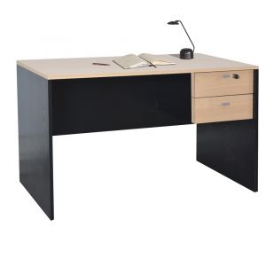 Escritorio PLATINUM 502-3 Color Negro Haya