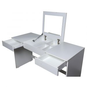Escritorio RICCHEZZE Mesina Camarín 130cm Blanco