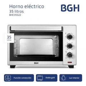 Horno Eléctrico BGH BHE35S22A 35Lt Silver