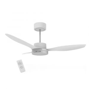Ventilador De Techo Con Plafón INDELPLAS IVT47"-01P Blanco