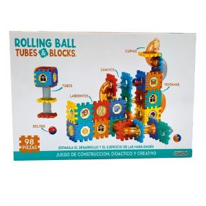Juguete DITOYS Rolling Ball Tubos y Bloques x98