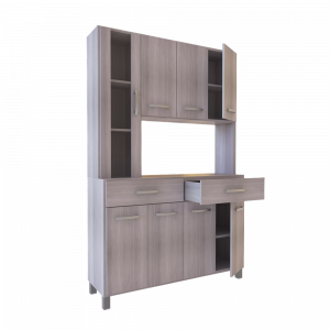 Kit de Cocina 8 Puertas 2 Cajones ORLANDI PREMIUM 120Cm Jacarandá