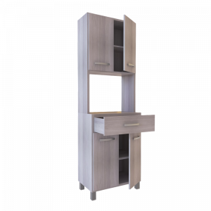 Kit de Cocina 4 Puertas 1 Cajón ORLANDI PREMIUM 90Cm Jacarandá