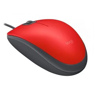 Mouse Usb LOGITECH M110 Base Rojo