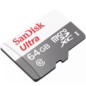 Tarjeta de Memoria 64GB Clase 10 SANDISK Ultra Micro Sd