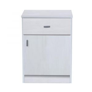Mesa de Luz RICHEZZE Pluspack 1 Cajón 1 Puerta Nevada