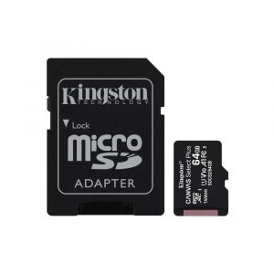 Tarjeta de Memoria 64GB Micro Sd KINGSTON Sdcs2 Canvas Select Plus Sd 