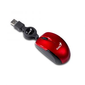 Mouse GENIUS MINI Con Cable Retráctil Ruby