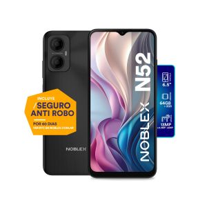 Celular NOBLEX N52 2Gb Ram 64Gb Almacenamiento Negro