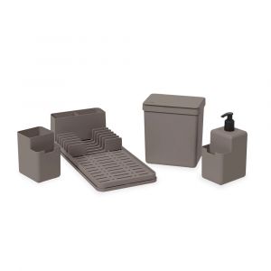 Kit Organizador de Vajilla de 4 Piezas COZA Gris