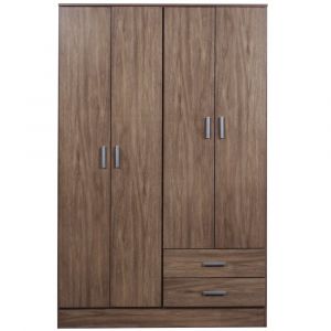 Placard 4 Puertas 2 Cajones RICCHEZZE TANA PLUS Color Moccha