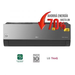 Aire Acondicionado Split Dual Inverter 3000 Frigorías 3600W LG ARTCOOL  S4-W12JARPA