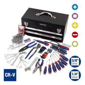 Set de Herramientas con Caja Metálica WORKPRO W009028 239 Piezas 