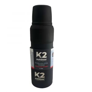 Termo OUTDOOR de Acero Inoxidable K2 Color Negro