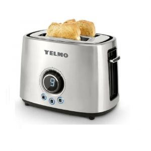 Tostadora YELMO TO-3007 Acero Inoxidable 1000W