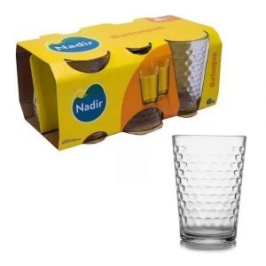 Juego de Vasos NADIR BATUQUE X6 280 Ml.