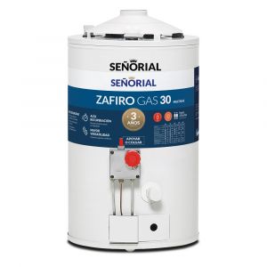 Termotanque a Gas de Alta Recuperación SEÑORIAL ZAFIRO TSZ-30 30 Litros 